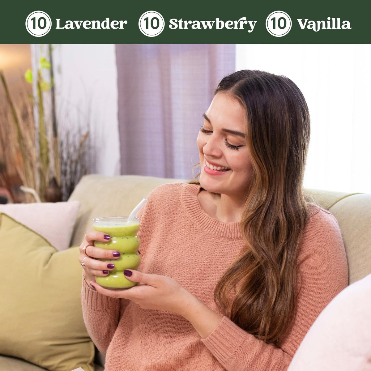 Harmony Matcha Tea Variety Pack 30 Sticks Bulk Bag (30 Servings)