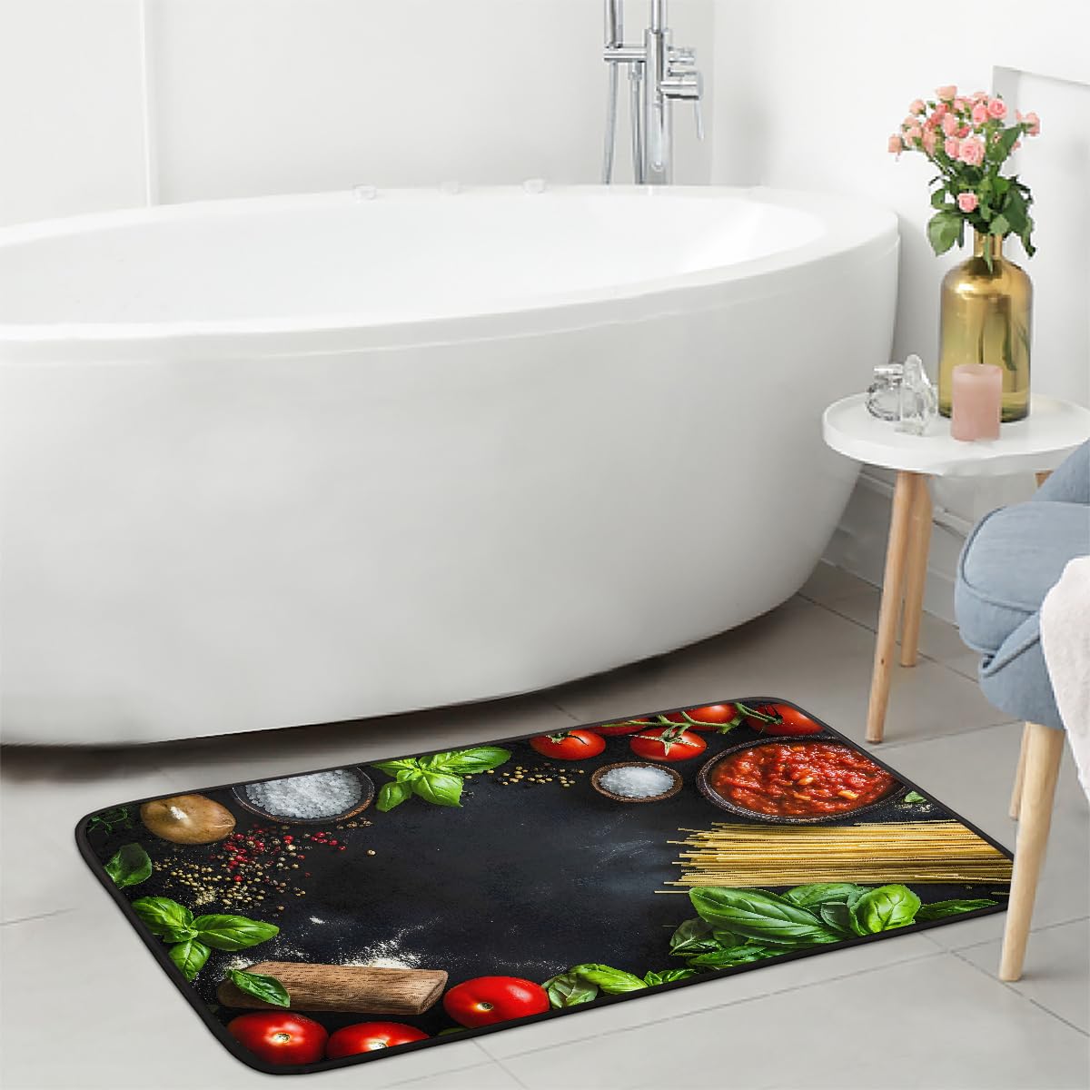 Food Kitchen Rugs Kitchen Mats Non Slip Floor Mat (Color 29)