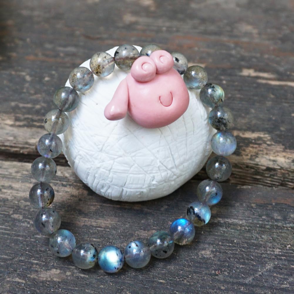 8MM Labradorite Bracelet for Women Men (8mm Labradorite Bracelet)