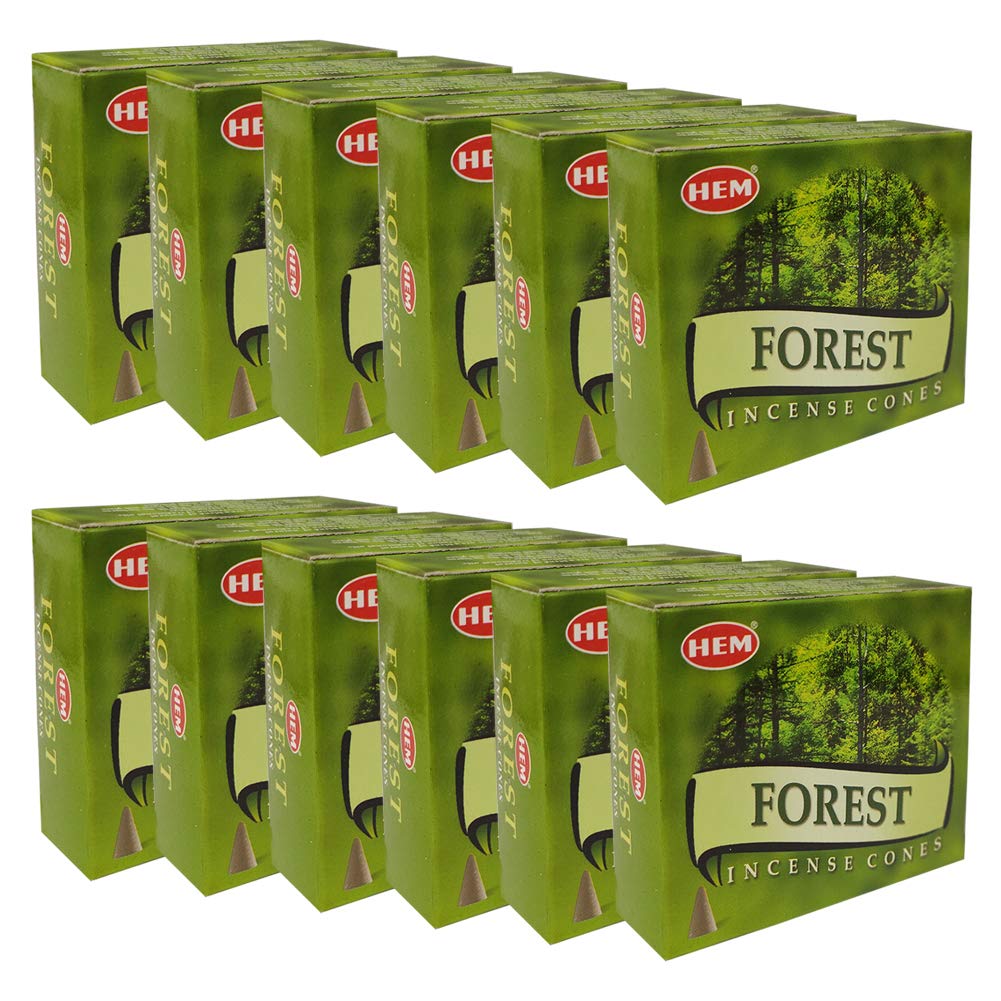 Forest Incense Cones & Cone Incense Burner Bundle (Forest)