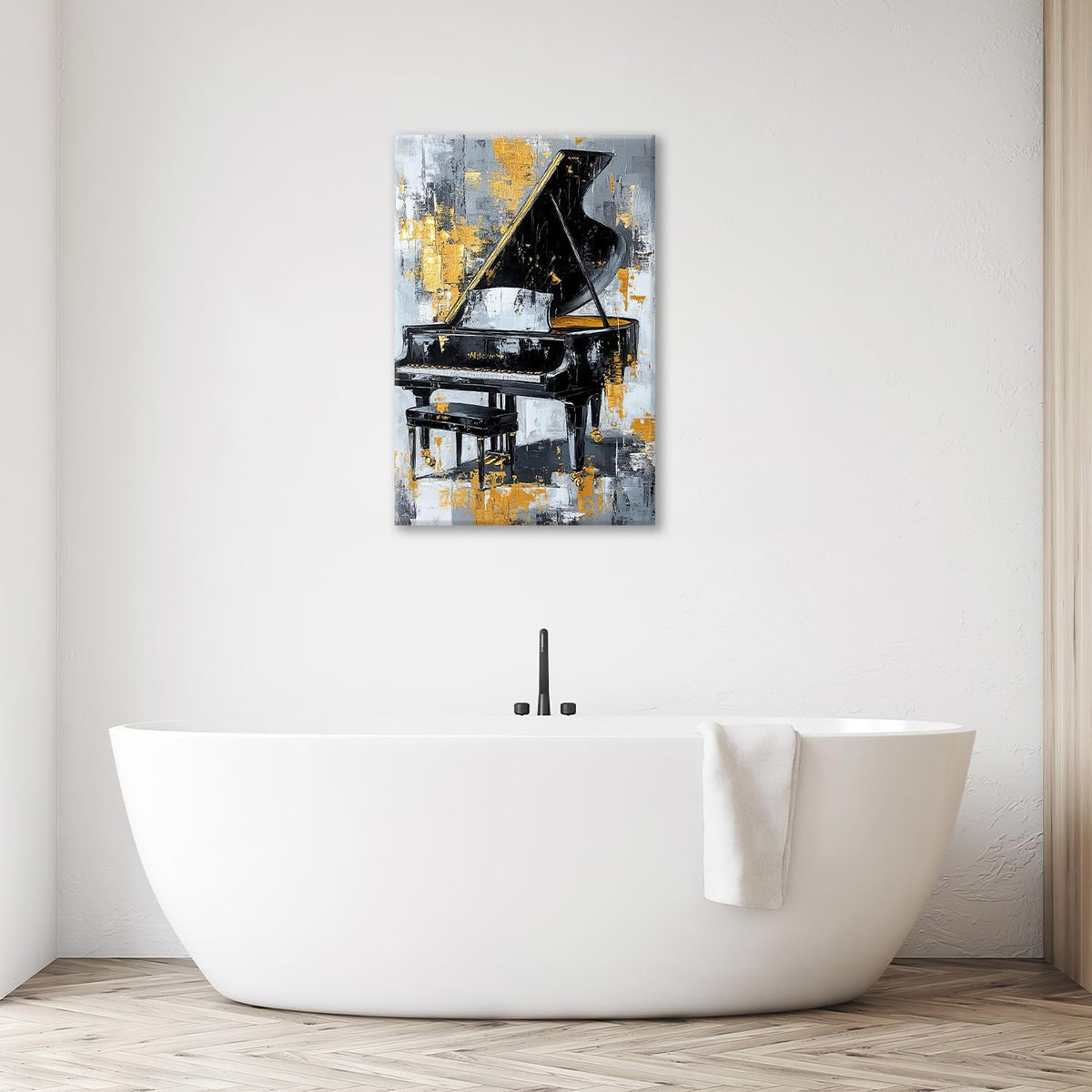 Music Wall Art (24"L x 16"W / Piano)
