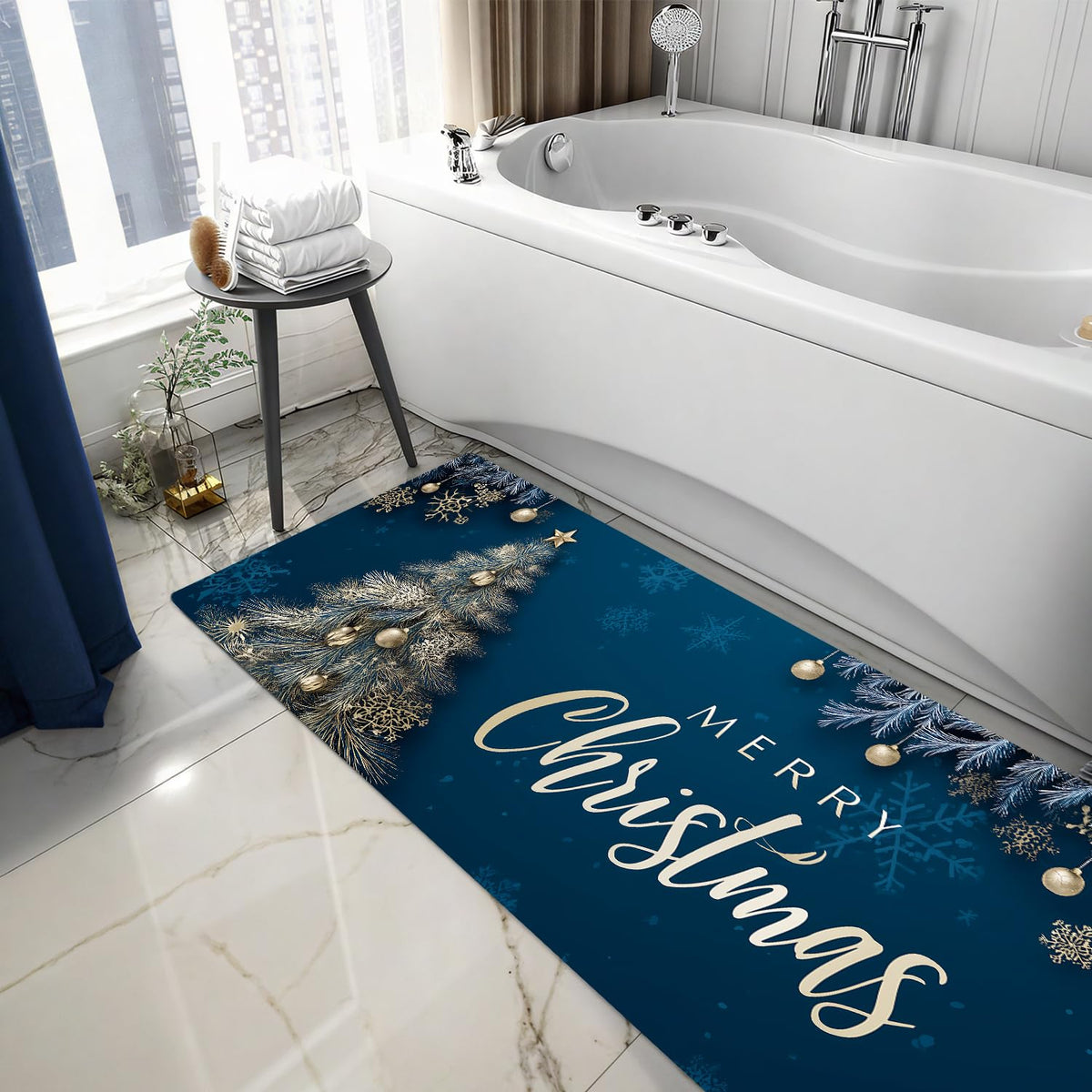 Christmas Laundry Room Rug 20x47 Inch (#28)