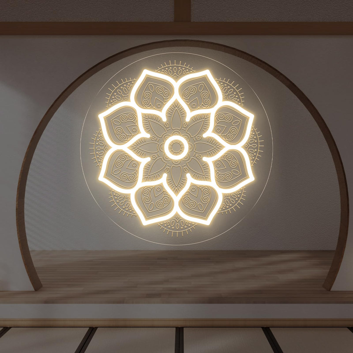 Sacred Geometry Mandala Neon Sign (Mandala)