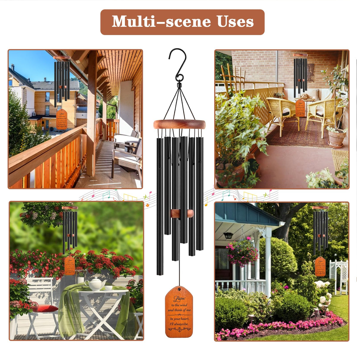 Memorial Wind Chimes for Loss of Loved One