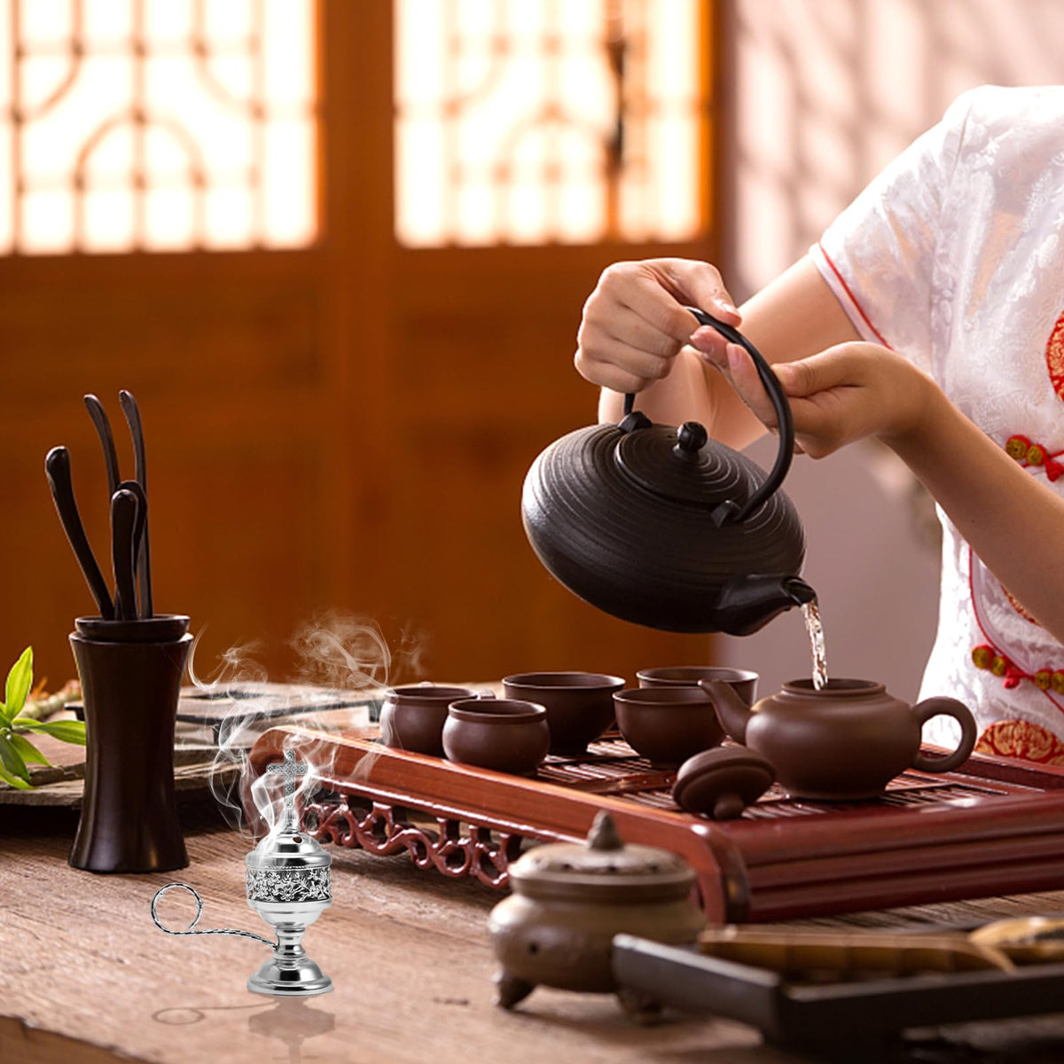 Incense Burner (Silver)