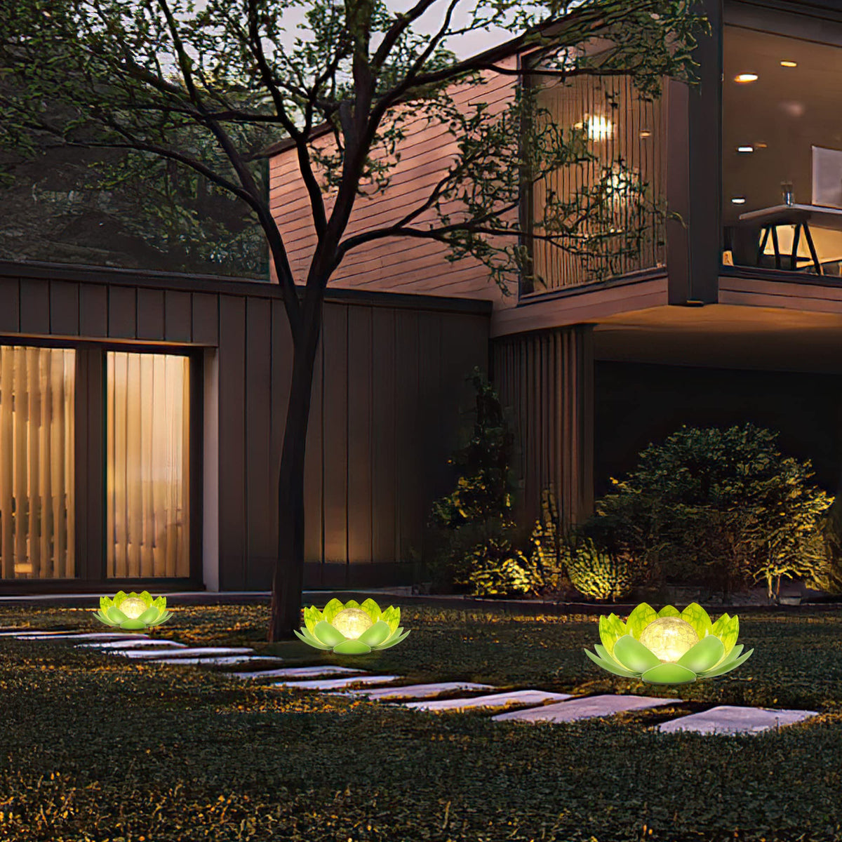 Solar Lights Outdoor (Green)