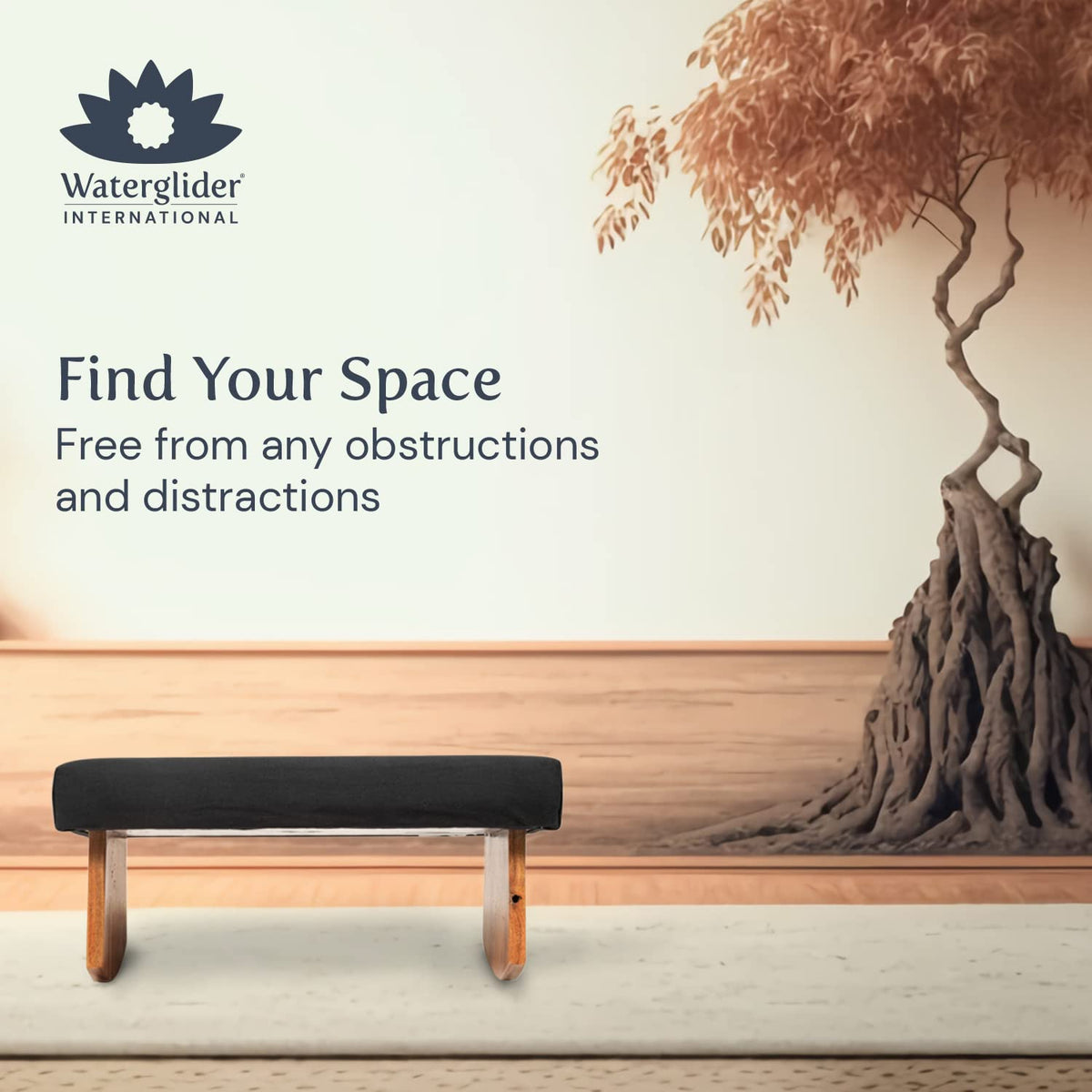 Meditation Bench (Zen Black)