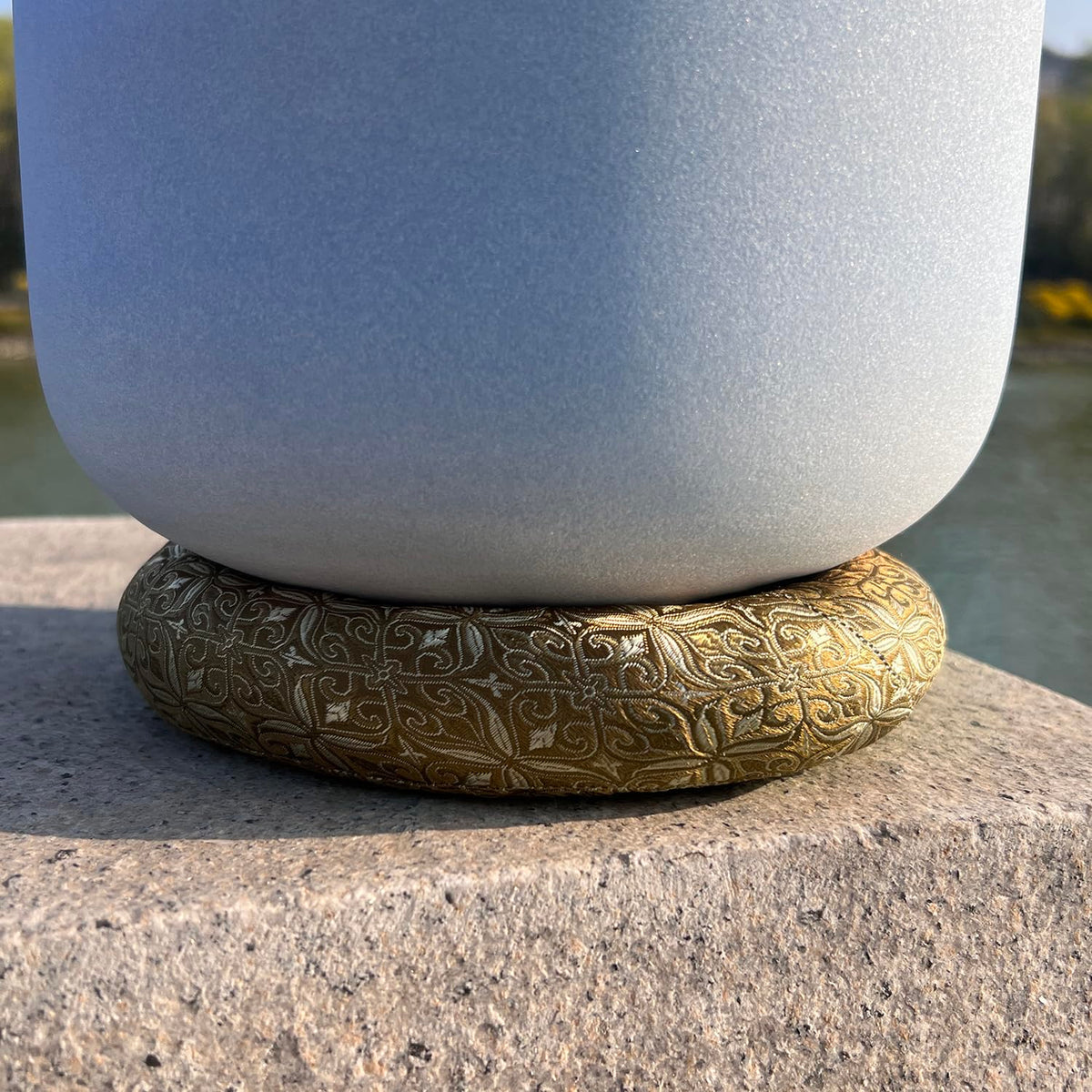Singing Bowl Cushion 8 Inch for Crystal & Tibetan Singing Bowls (Brown / 8 Inch)