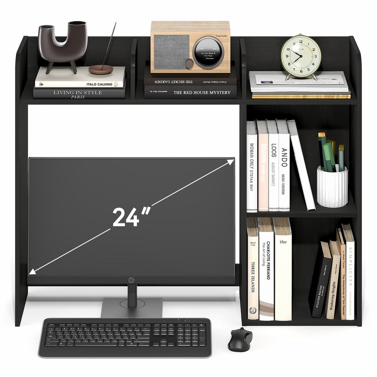 Classic Desk Shelf (Espresso / Hutch)