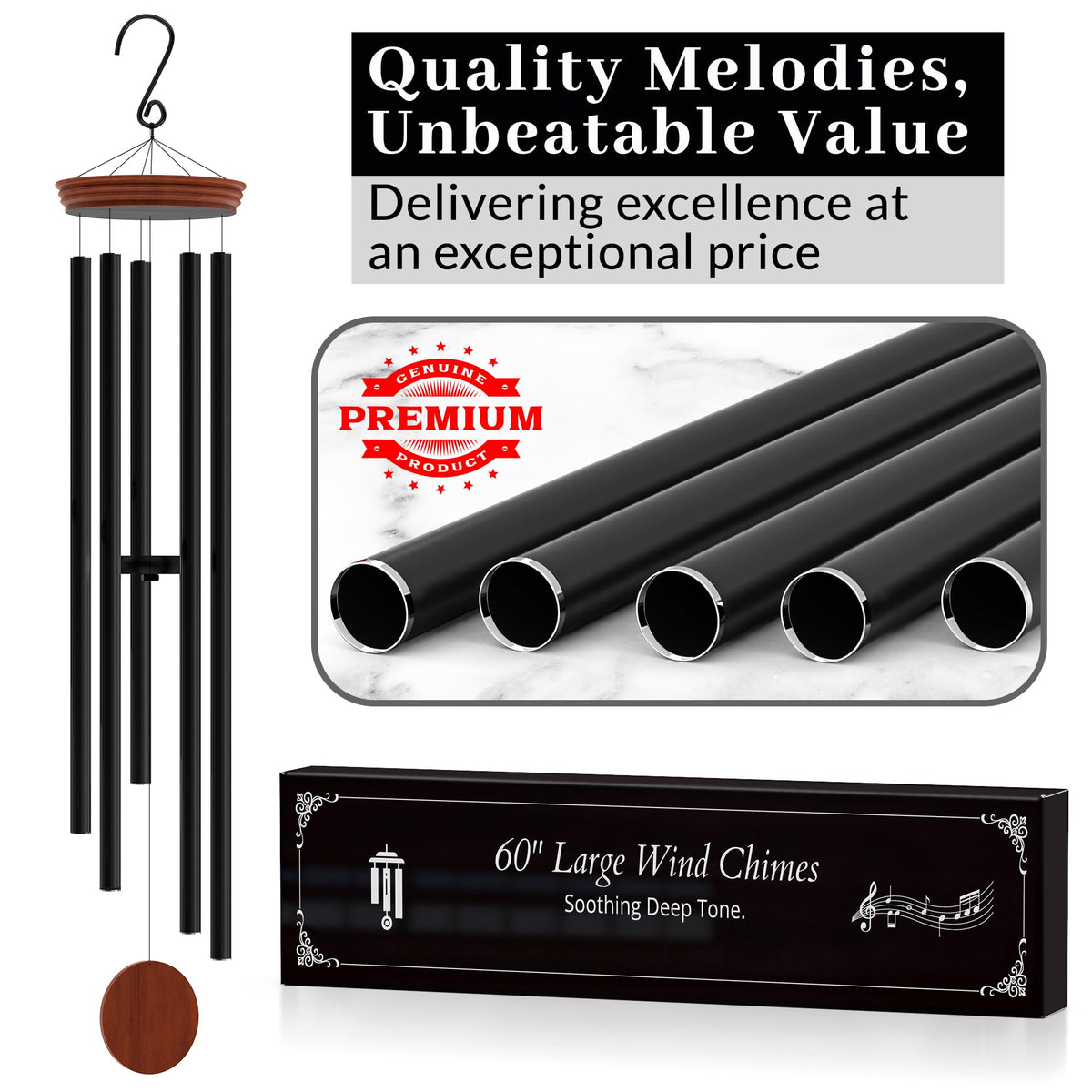 Extra Large 60" Wind Chimes
