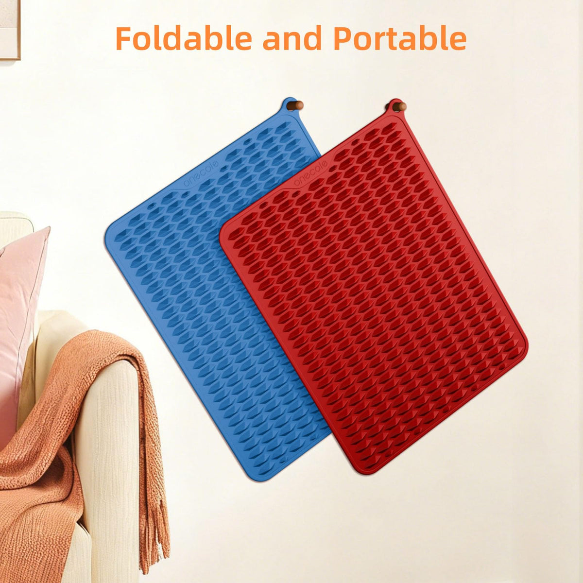 Acupressure Mat for Foot Massage (Red)