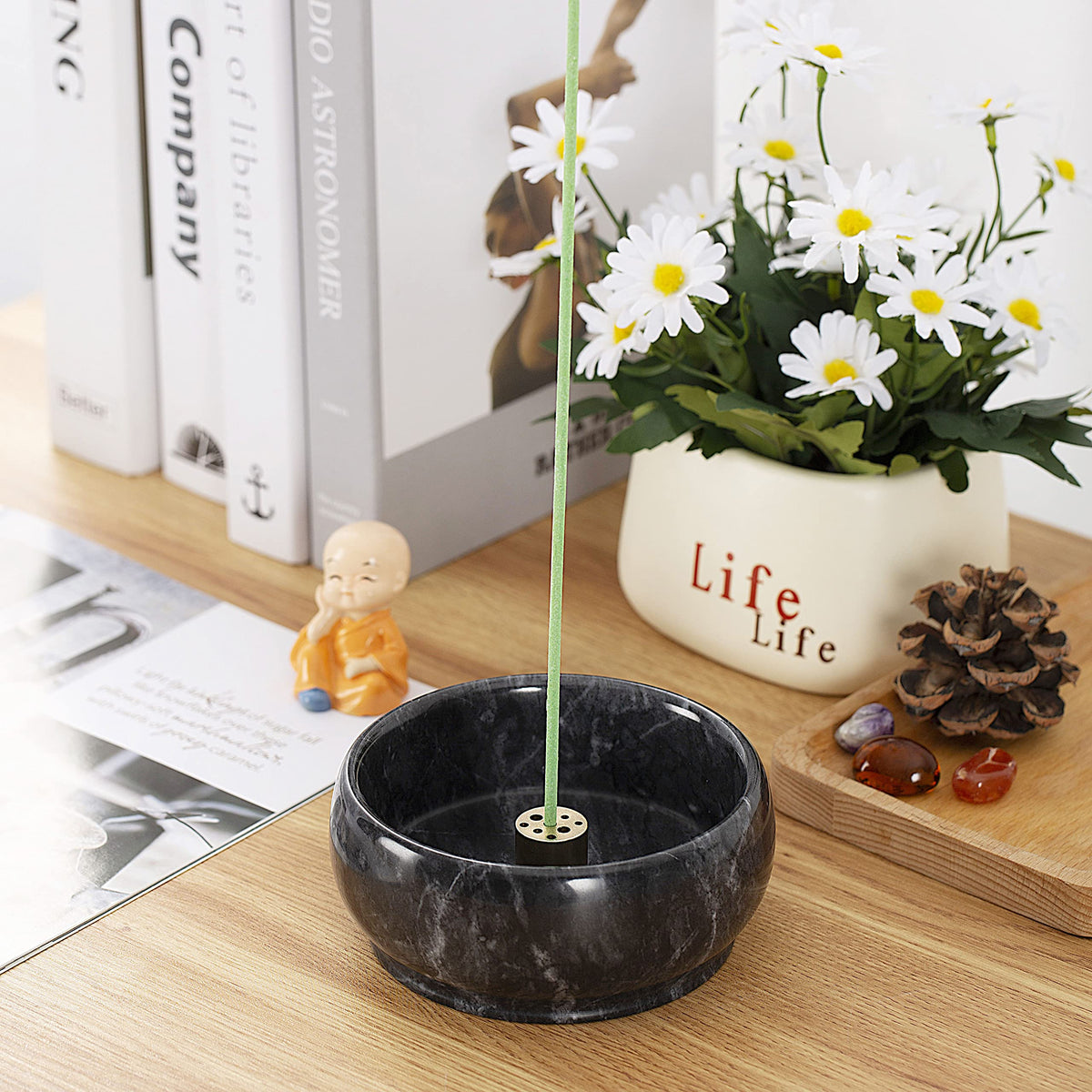 Incense Holder (Natural Black)
