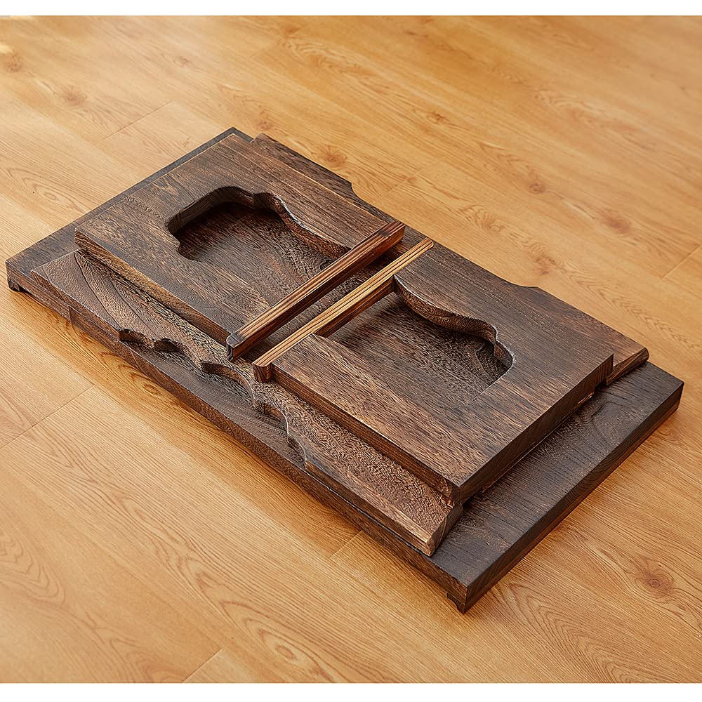 Foldable Wooden Laptop Desk (26.8”x13.4”x11.4”)