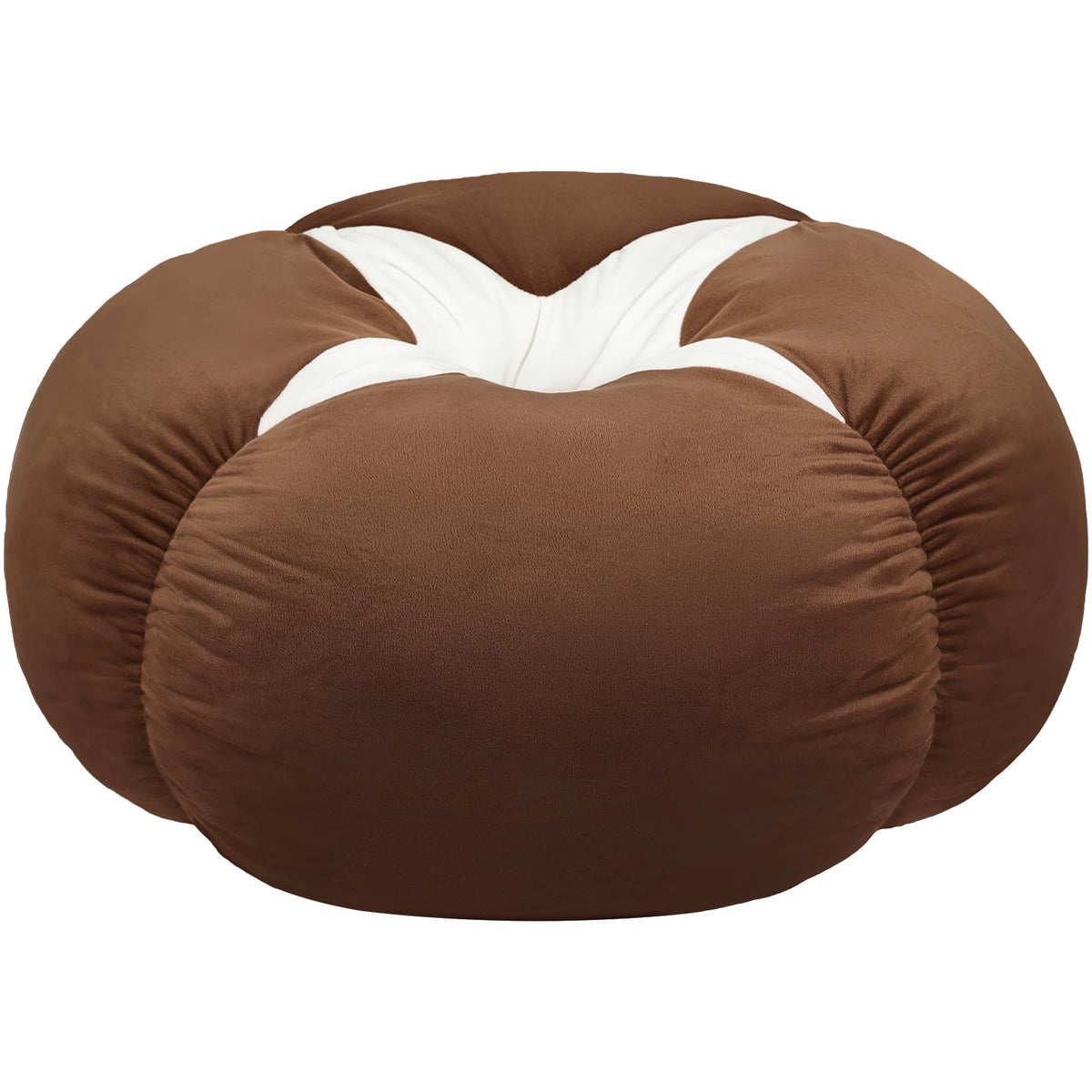 60cm 23.6" Extra Large Shiitake Mushroom Floor Cushion Pillow (Shiitake)
