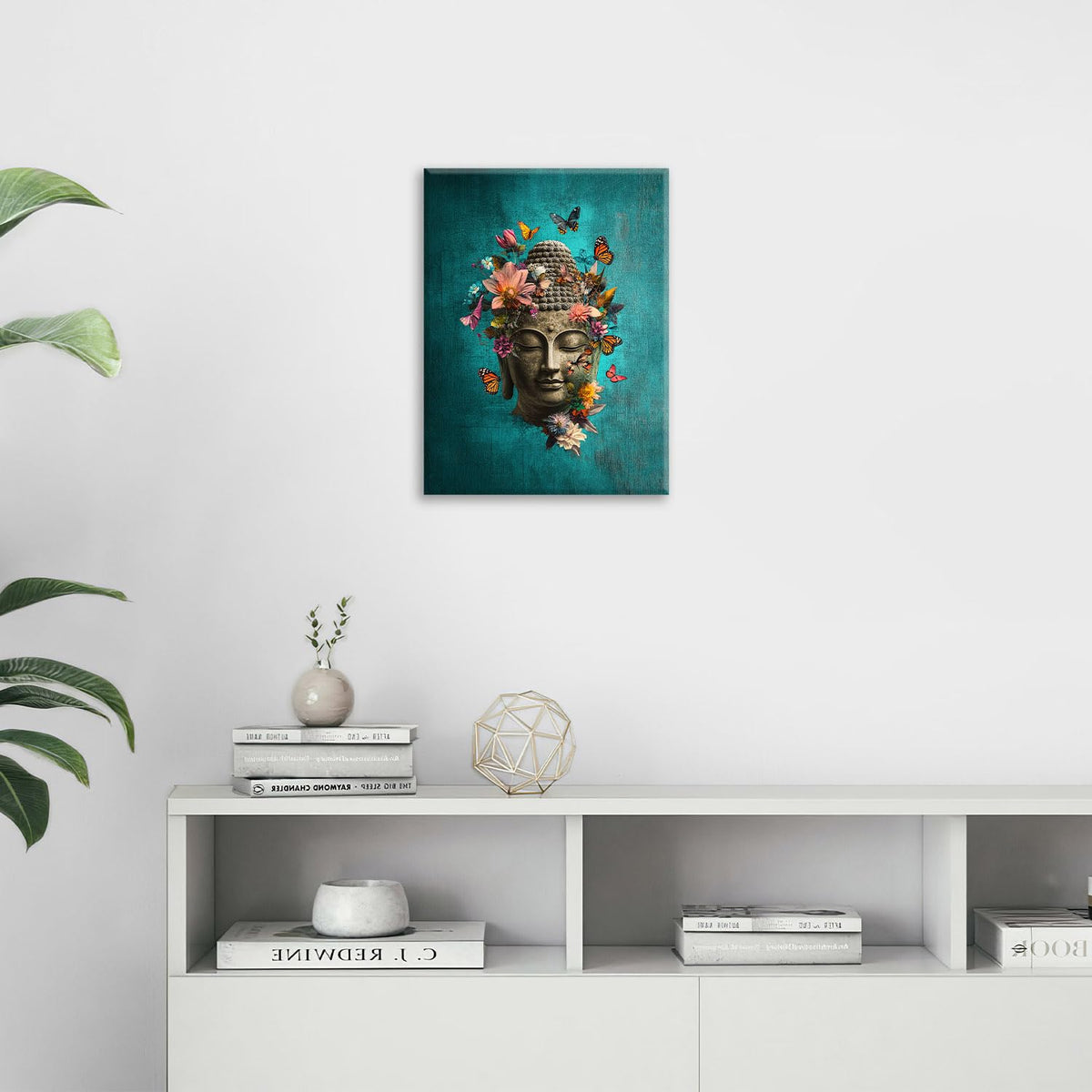 Zen Wall Art Buddha Pictures Wall Decor (16"L x 12"W / Buddha)