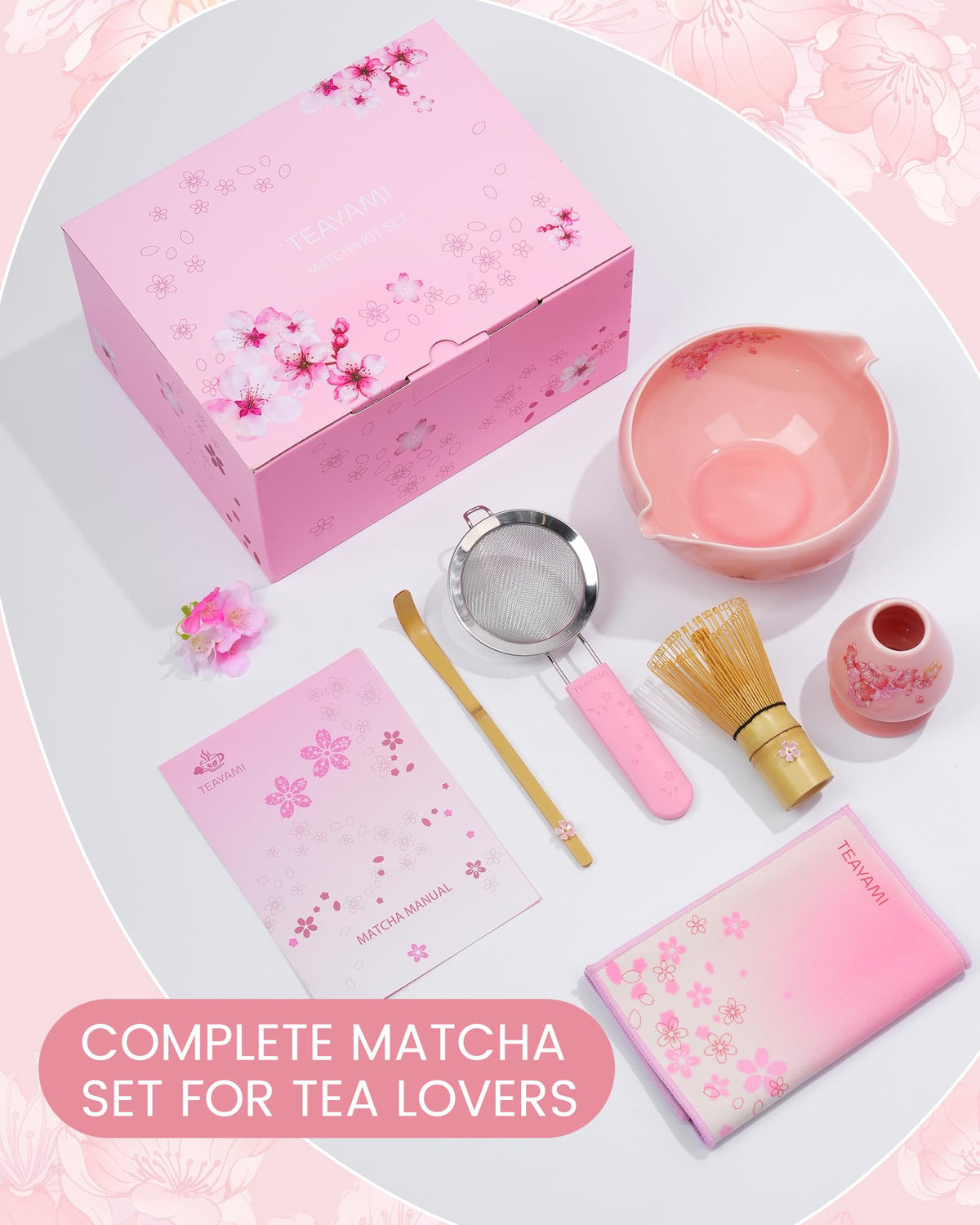 Matcha Whisk Set (03-Pale Pink)