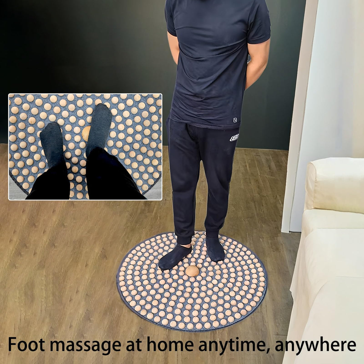Foot Massage Mat (31.5x31.5in)