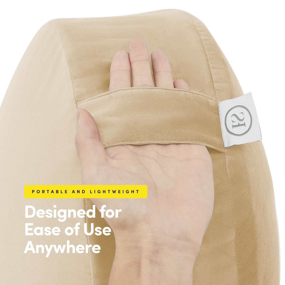 Meditation Cushion Floor Pillow (Beige / Round (Filled with Buckwheat))