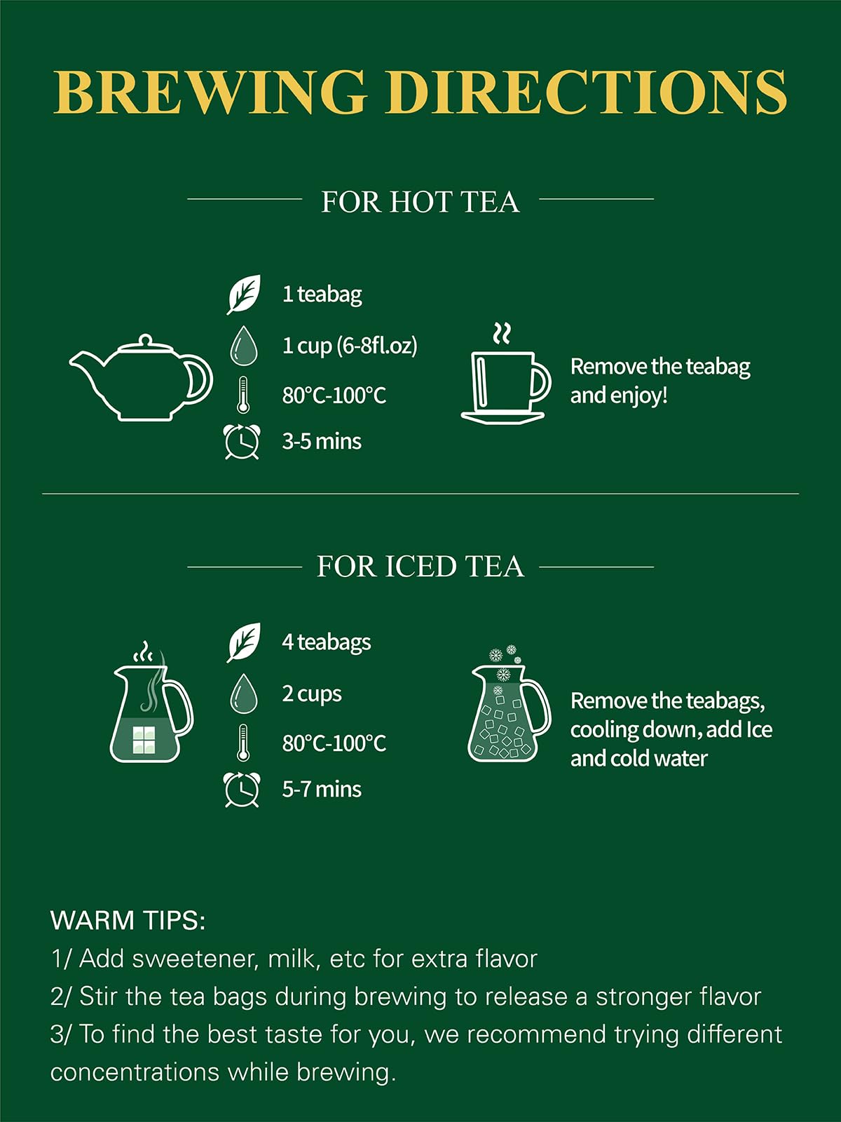Organic Green Tea Bags
