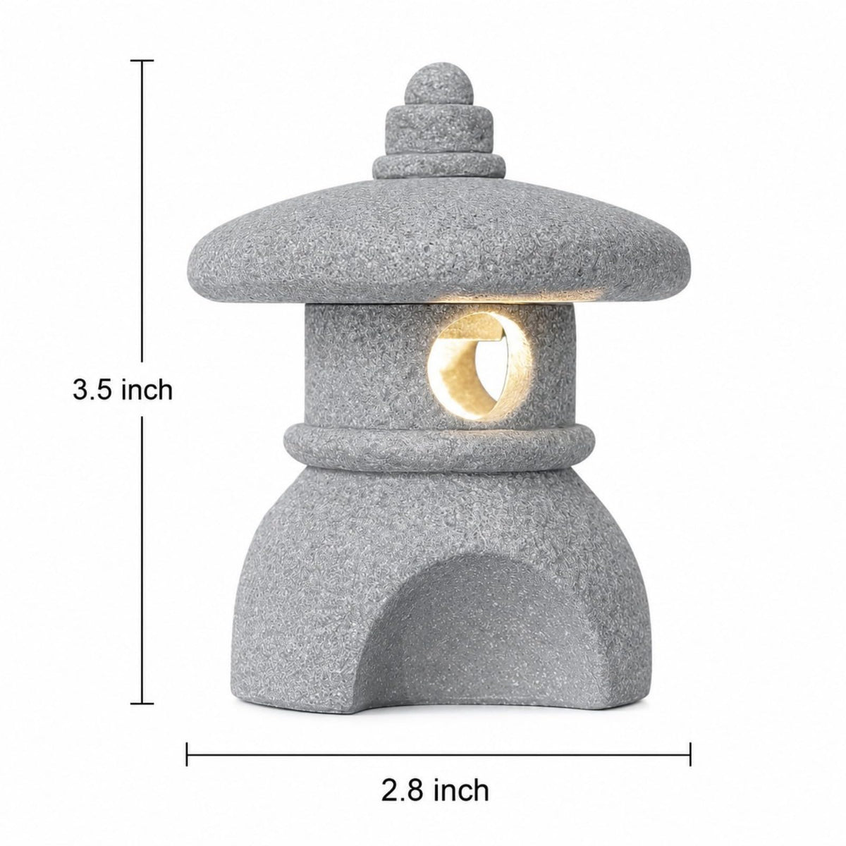Japanese Pagoda LED Lamp Statue Figurine (Style K)