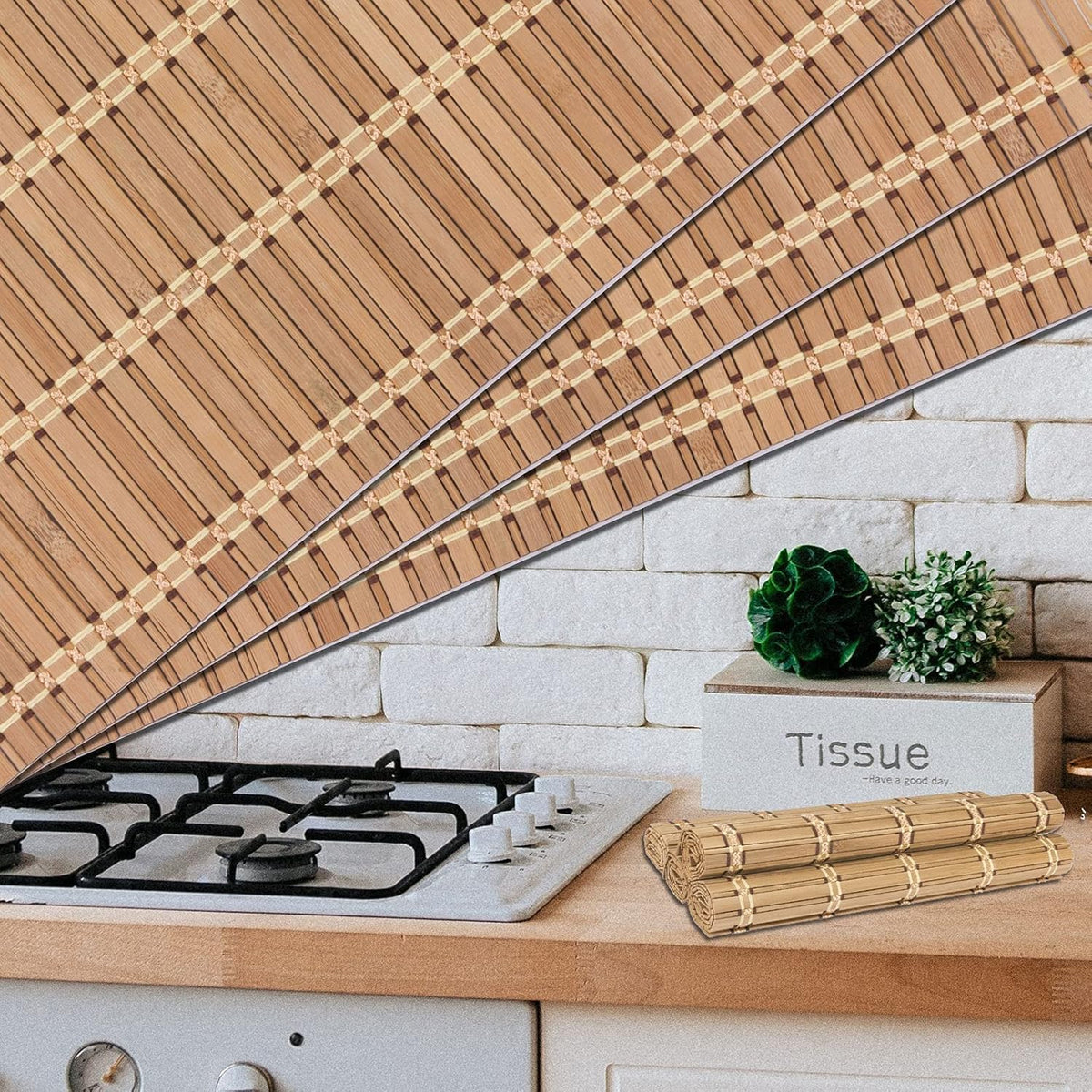 Natural Bamboo Placemat (6 Pack)