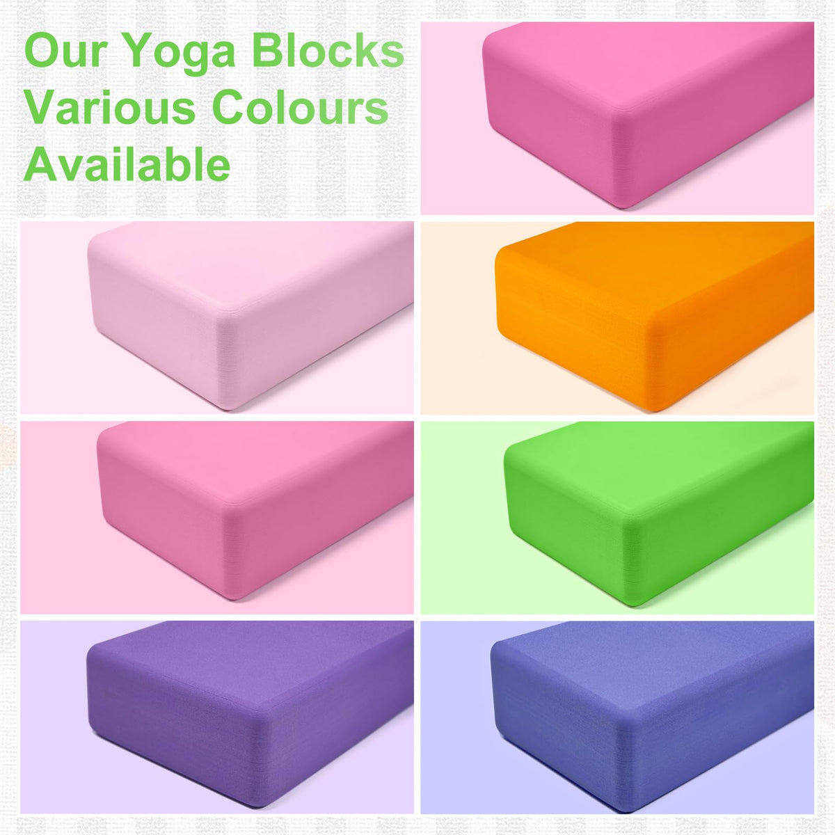 2 Pack Yoga Blocks (2PACK-Green)