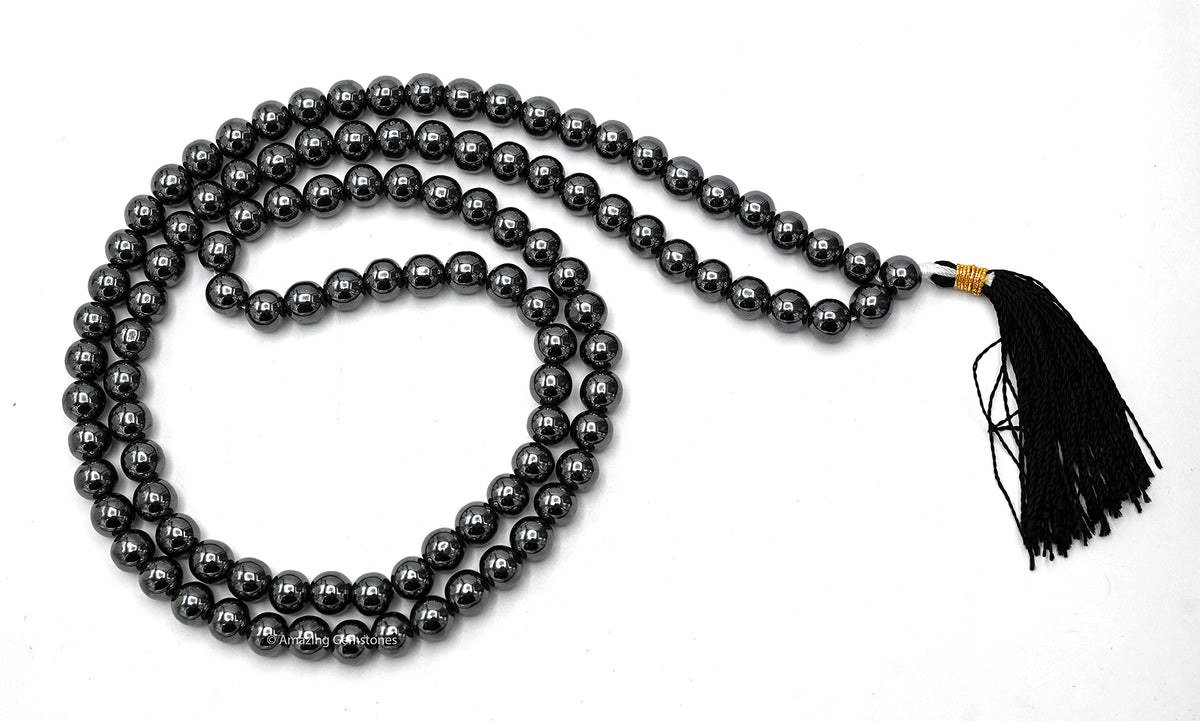 Hematite Mala Beads (Hematite / Plain)