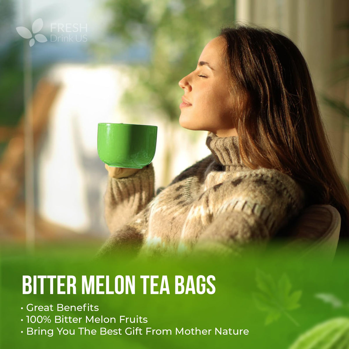 Premium 135 Bitter Melon Tea Bags (135 TeaBag)