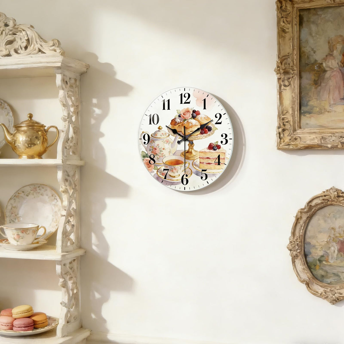 Afternoon Tea Set Wall Clocks Battery Operated (Afternoon Tea Set)