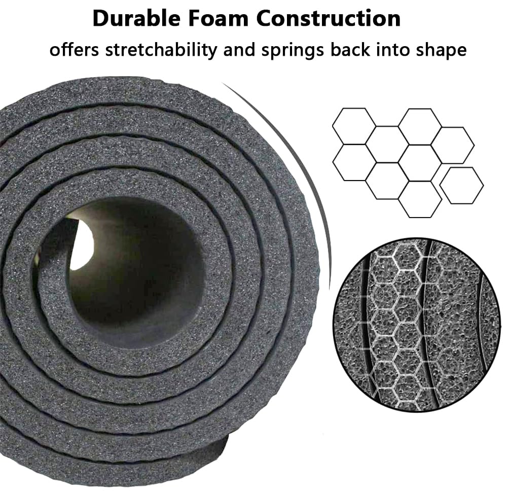 Yoga Mat 72.8" x 31.5" x 2 (Gray)