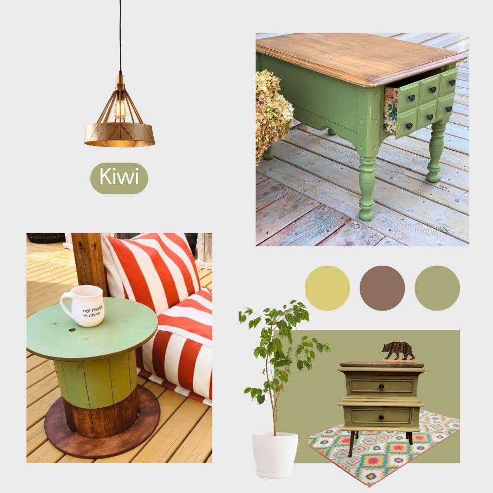 KIWI Chalk Paint for Furniture DIY (Kiwi / 128 Fl Oz (Pack of 1))