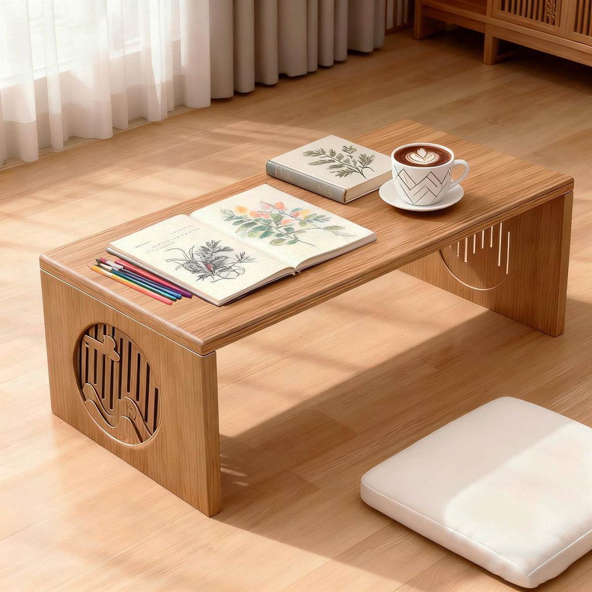 Japanese Folding Floor Table (39.4 Inch)