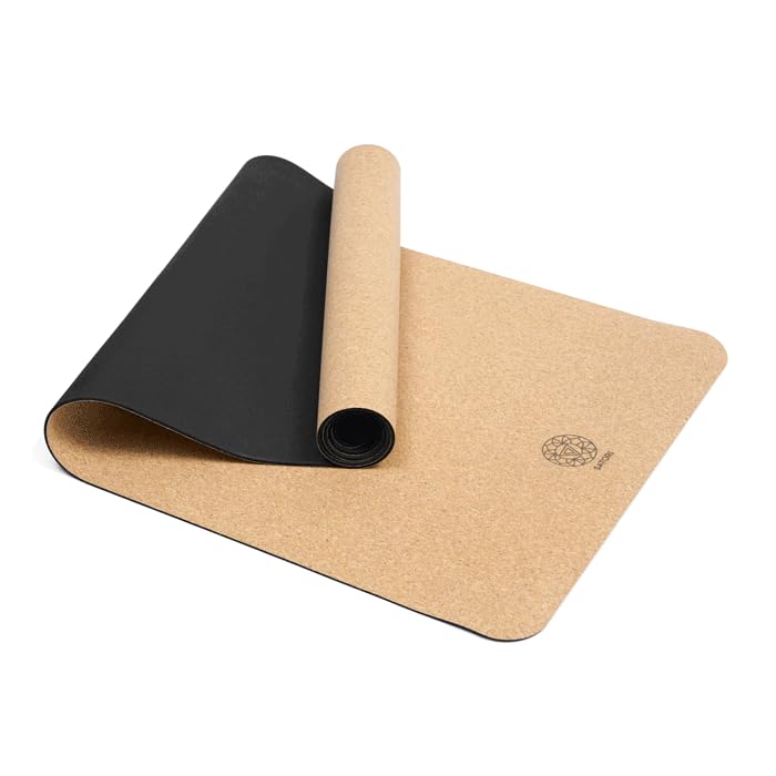 Cork Yoga Mat with Natural Rubber Base (Original / 72 x 26 x 4 mm)