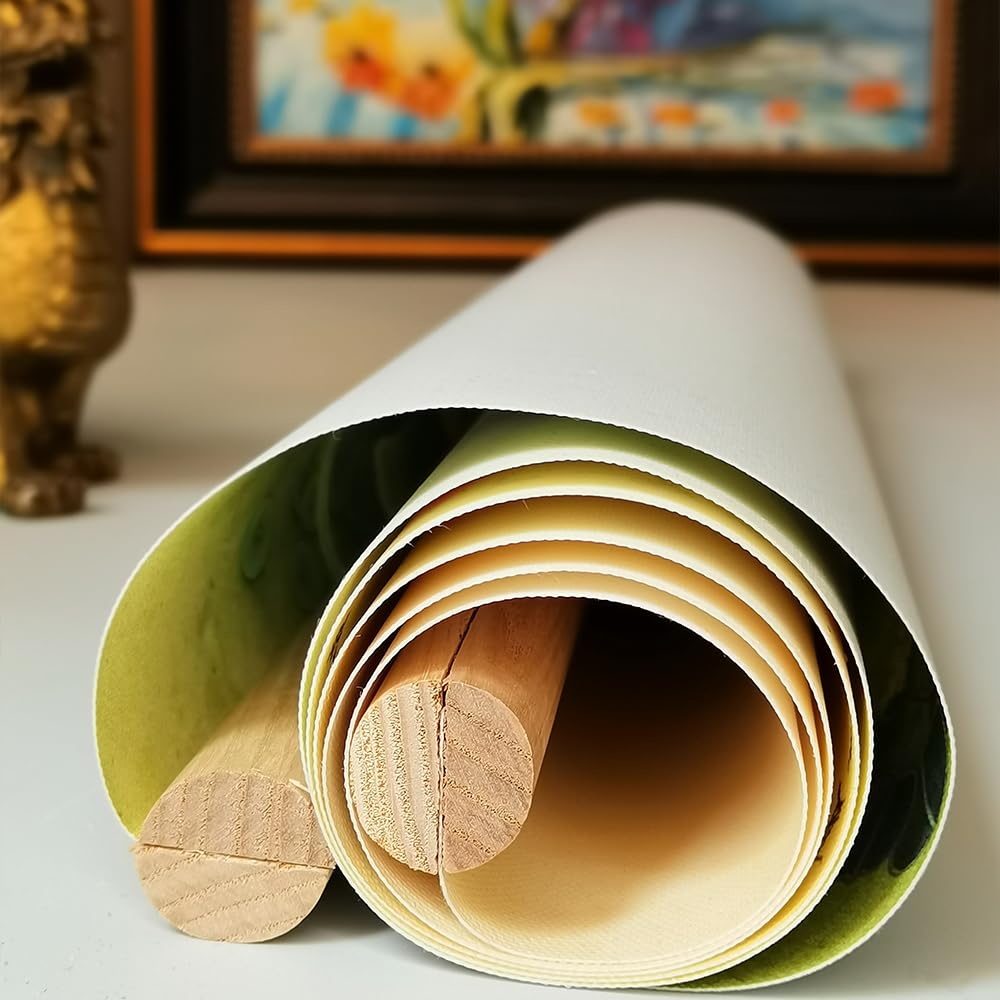 Prints Japanese Wall Art Chinese Scroll Hanging Decor Home (Fortune smiles upon someone)
