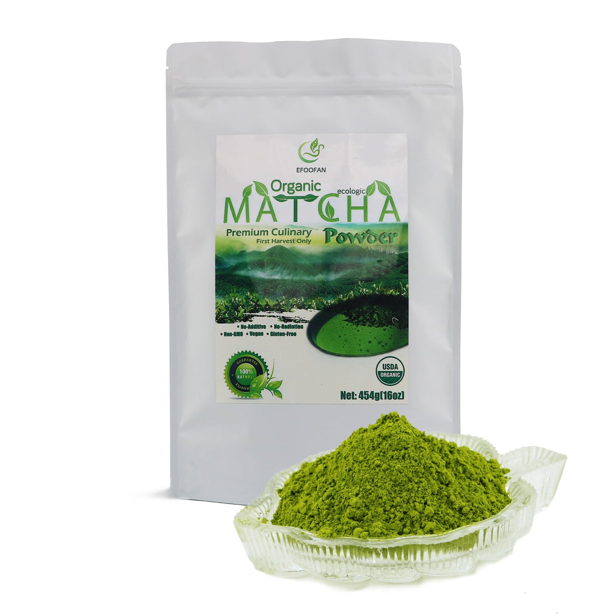 Organic Premium Culinary Matcha Powder (16 Ounce (Pack of 1))