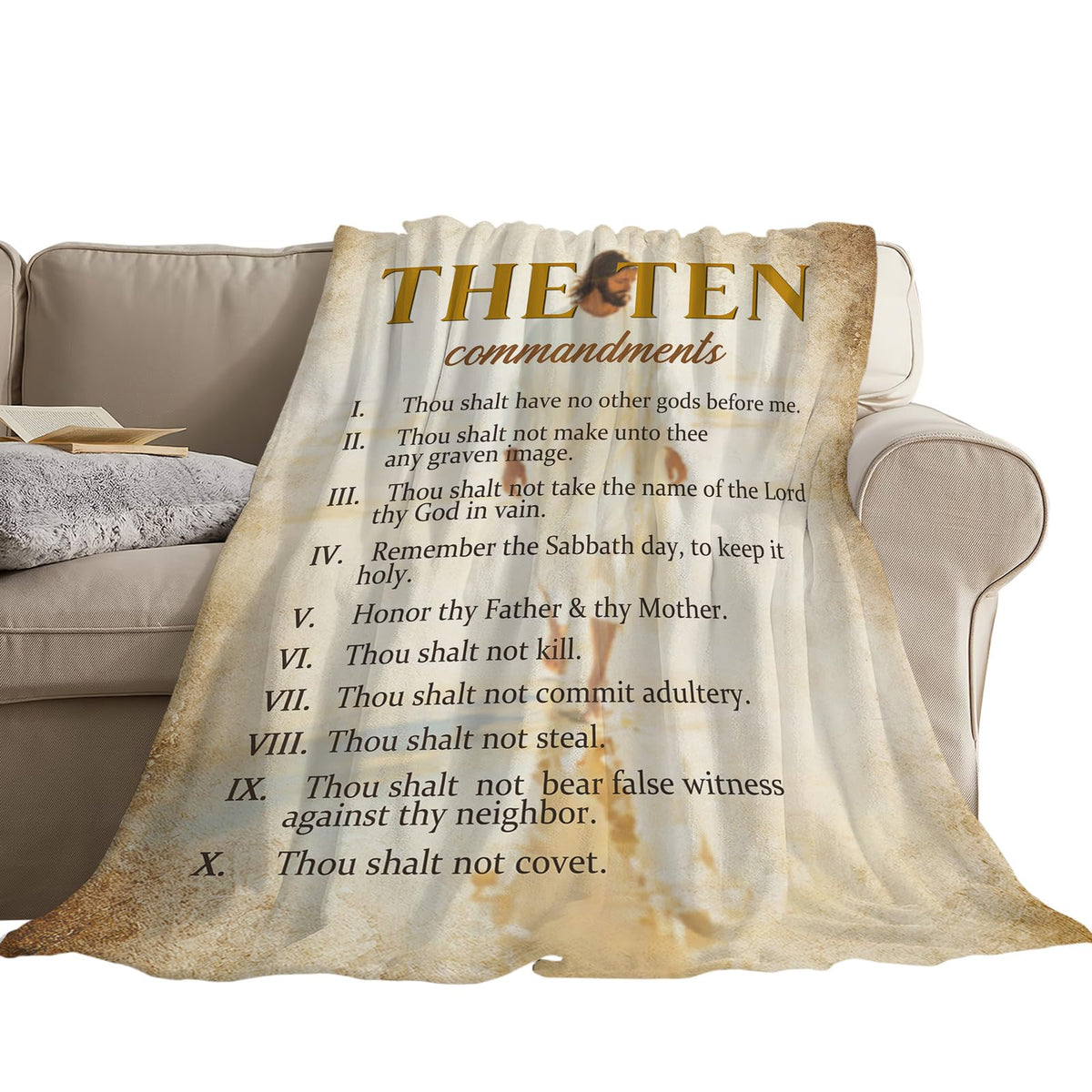 Christian Jesus Throw Blanket (60"x80" / Jesus)