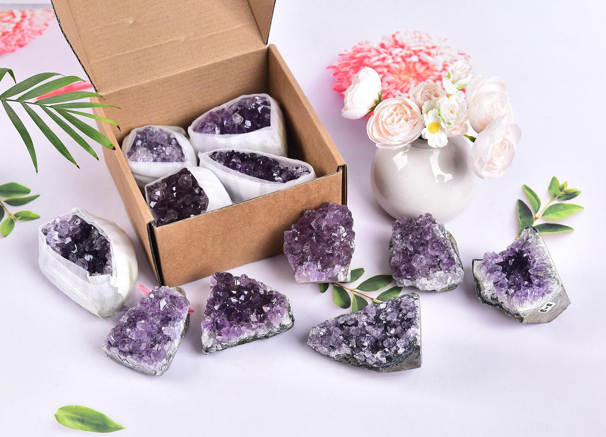 Natural Amethyst Clusters (Amethyst / 2 Lbs)