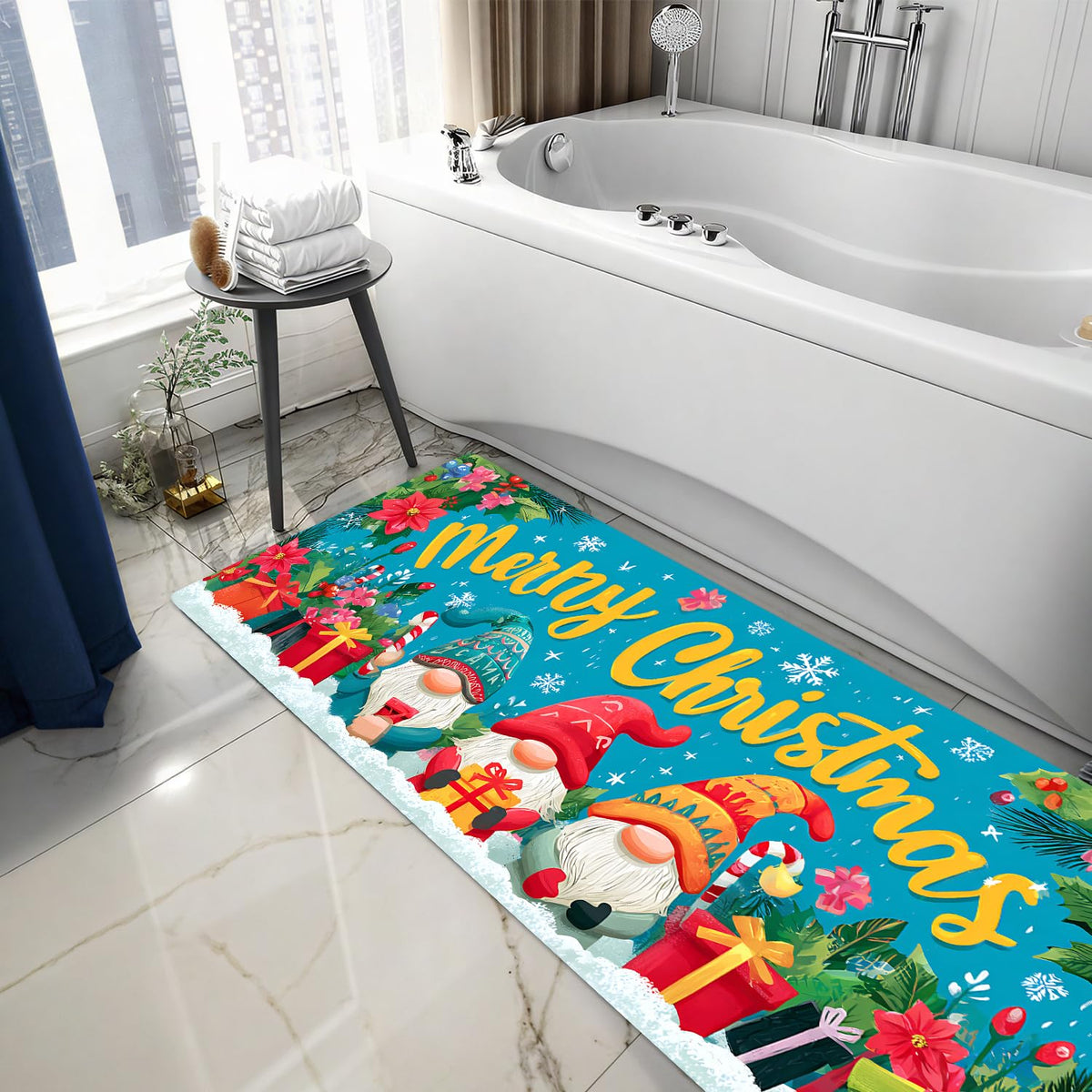 Christmas Laundry Room Rug 20x47 Inch (#17)