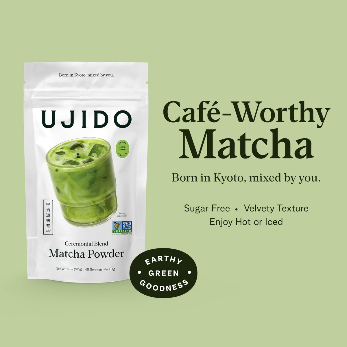 Japanese Matcha Green Tea Powder Ceremonial Blend (2 Ounce (Pack of 1))