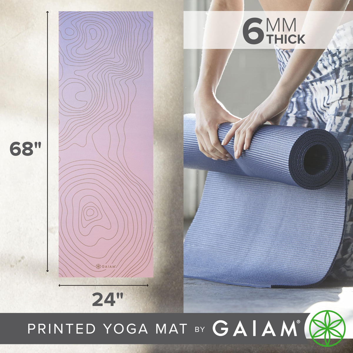 Premium Yoga Mat (Topo Sherbet)
