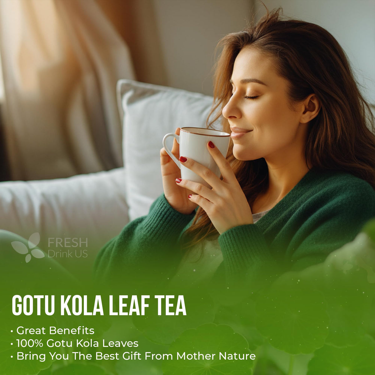 Premium Gotu Kola Leaves Tea (1 Count)