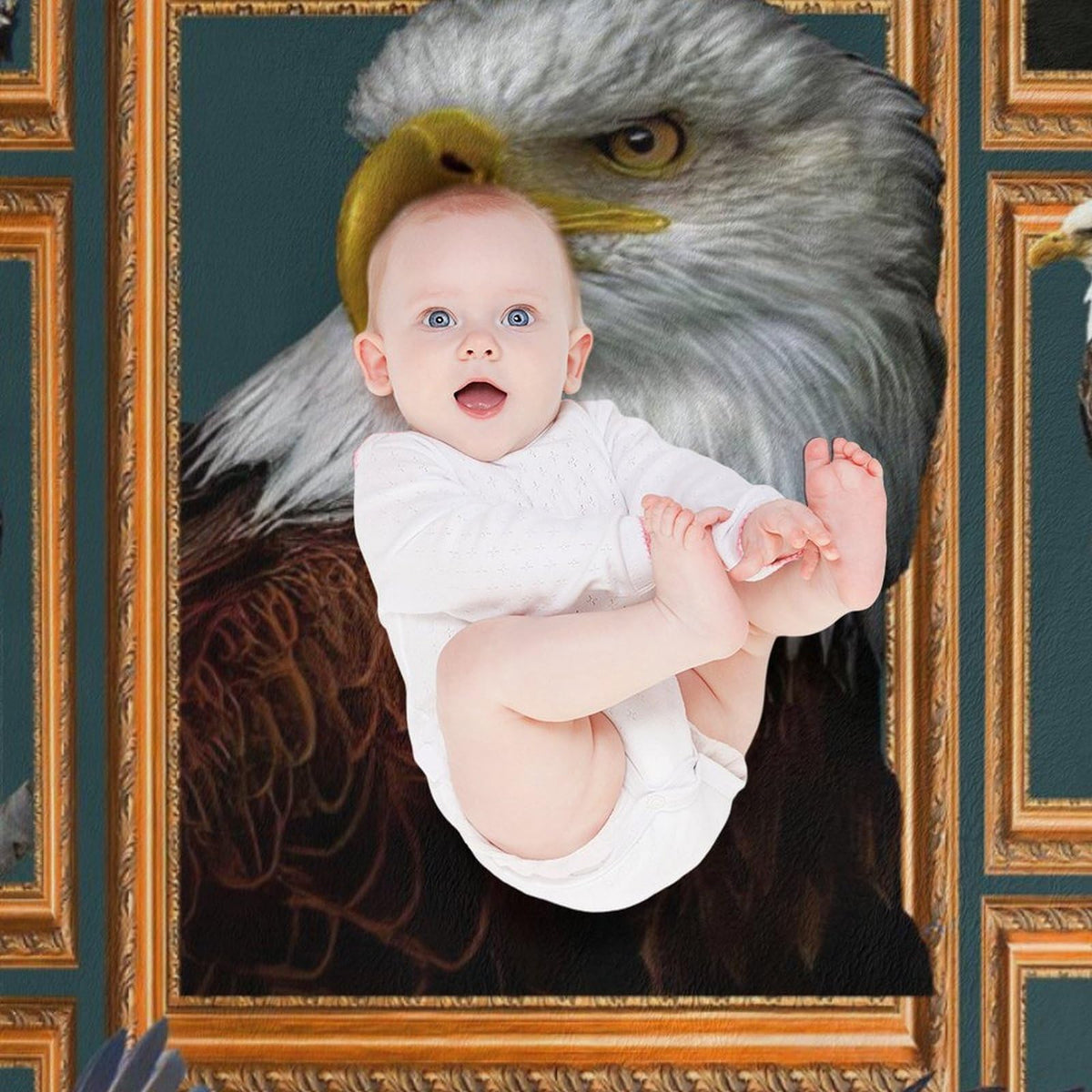 Bald Eagle Throw Blanket (50"x60" / Bald Eagle)