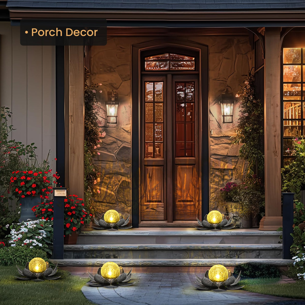 Solar Light Outdoor Garden Decor (Gray)