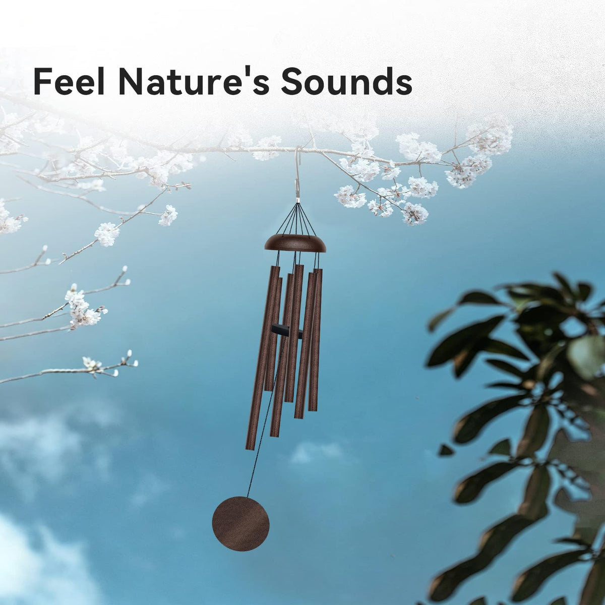 WindChimes Outdoors (Brown / 32“)