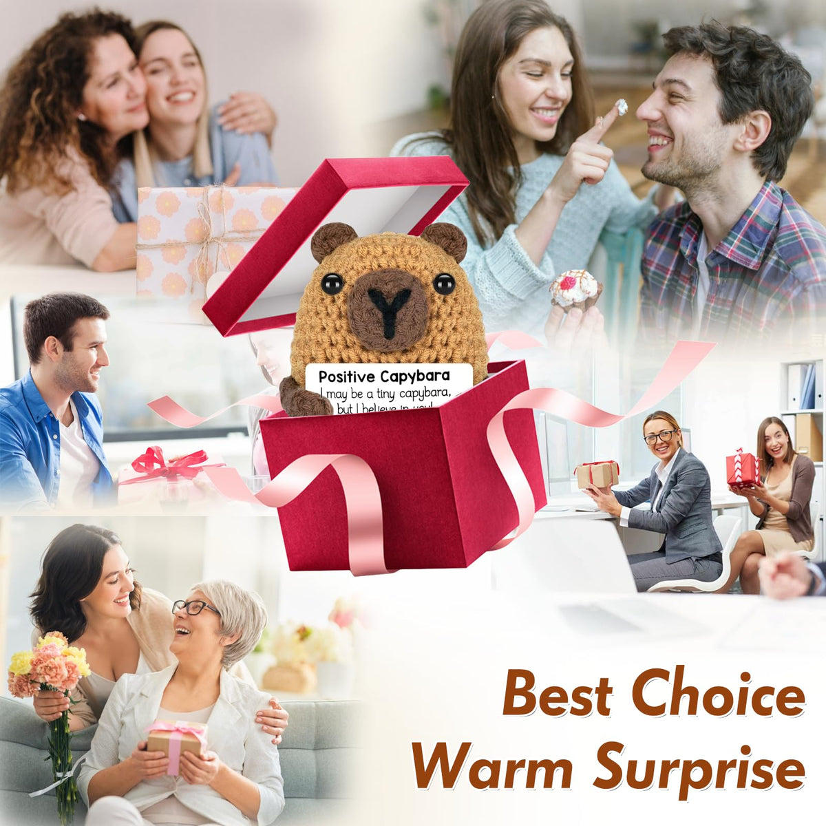 Mothers Day Cute Gifts for Mom (Positive Capybara)