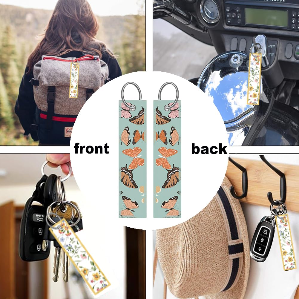 Brown Butterflies License Plate Frame for Women 2Pc Car Tag (for Butterfly-Brown)