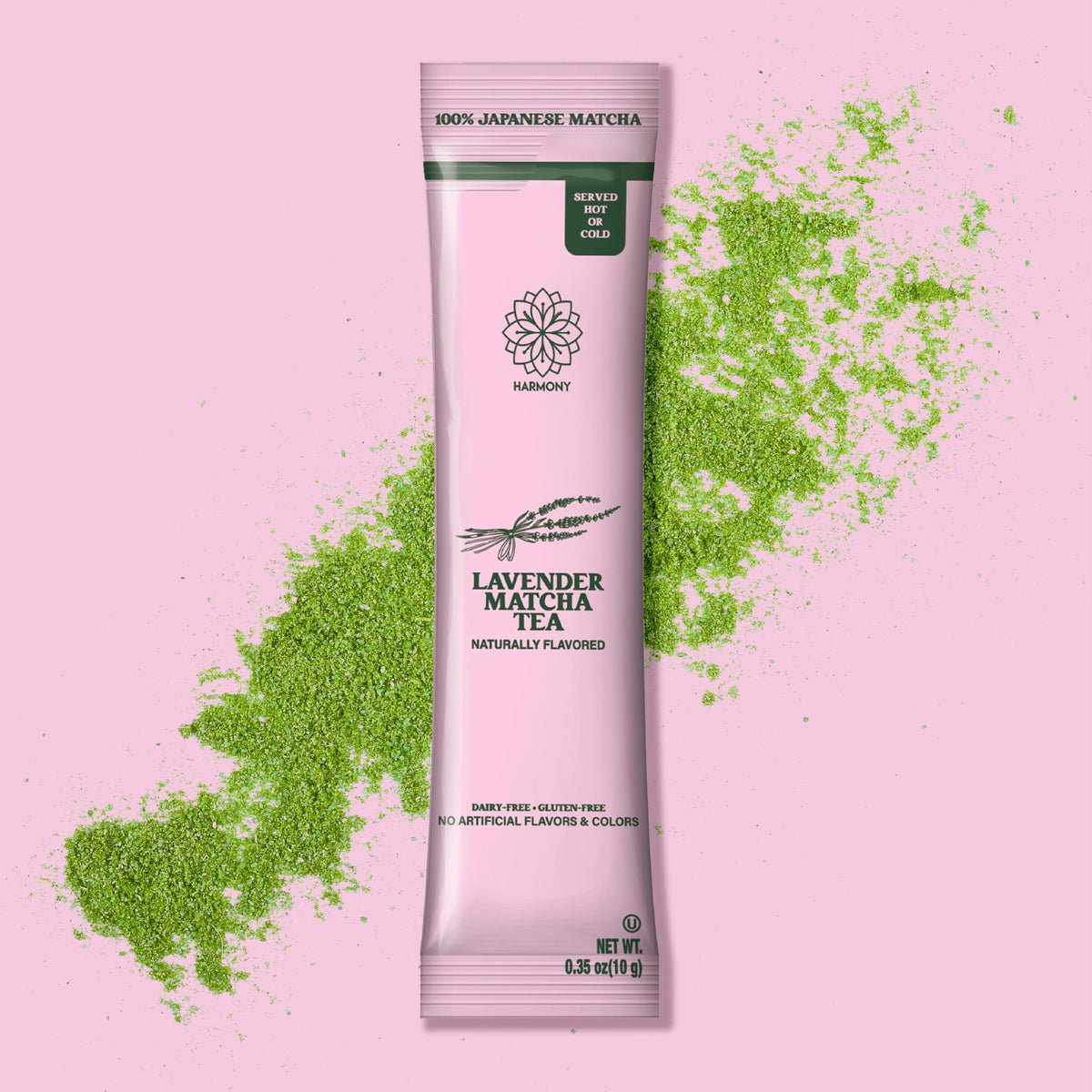 Harmony Premium Japanese Lavender Matcha Tea (10 Servings)