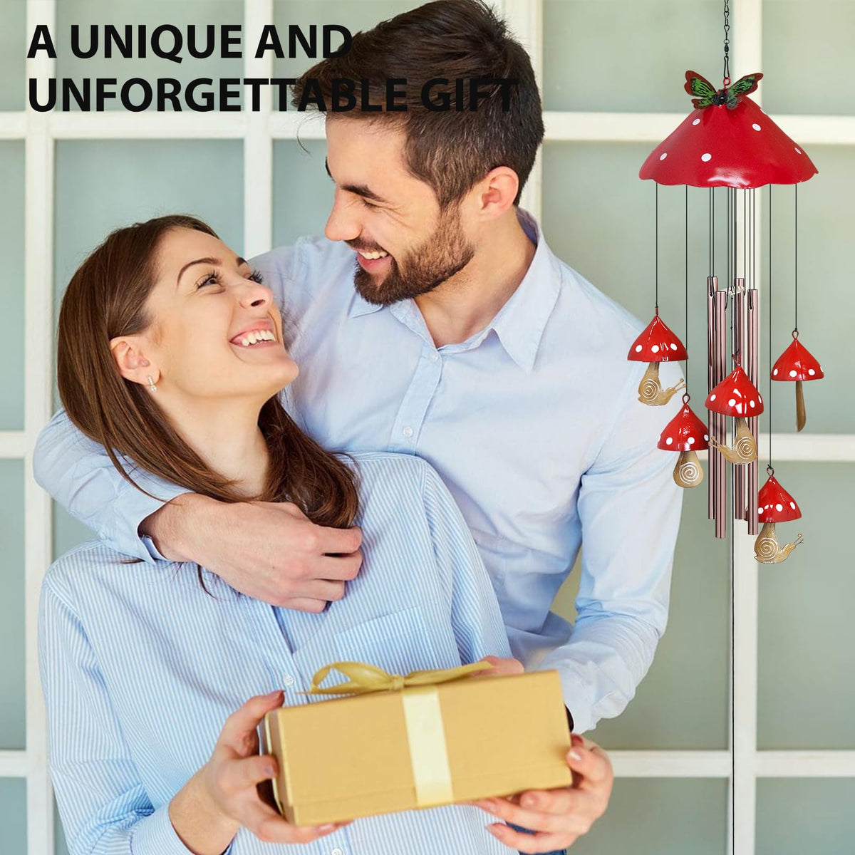 Wind Chimes for Outside (red)
