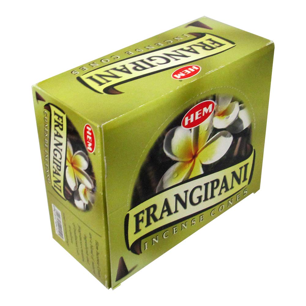 Incense Cone Holder Bundle with Hem Firangipani Incense Cones (Frangipani)