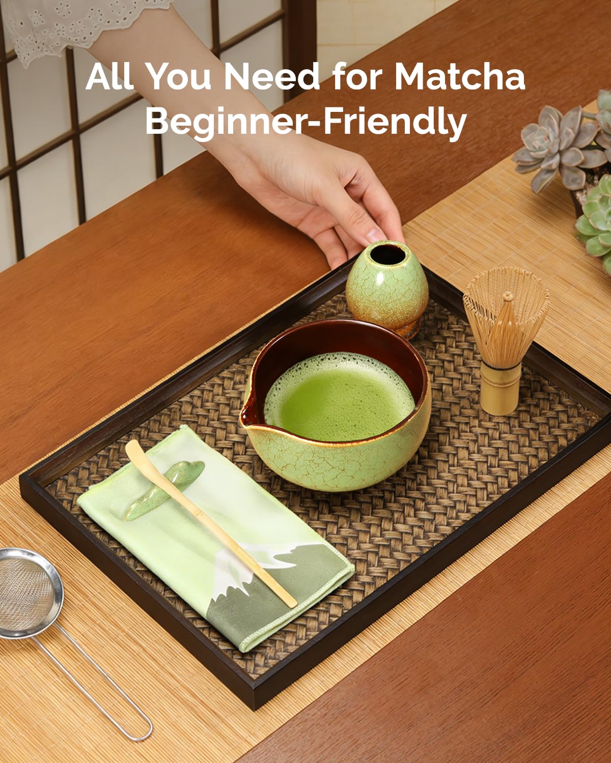 Matcha Whisk Set (Verdant Abyss)